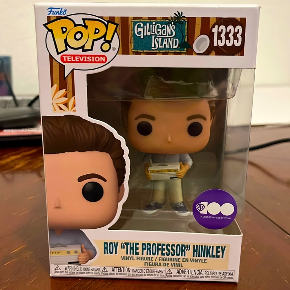 Funko Pop! TV: WB 100 - Gilligan’s Island, Roy The Professor Hinkley with Radio